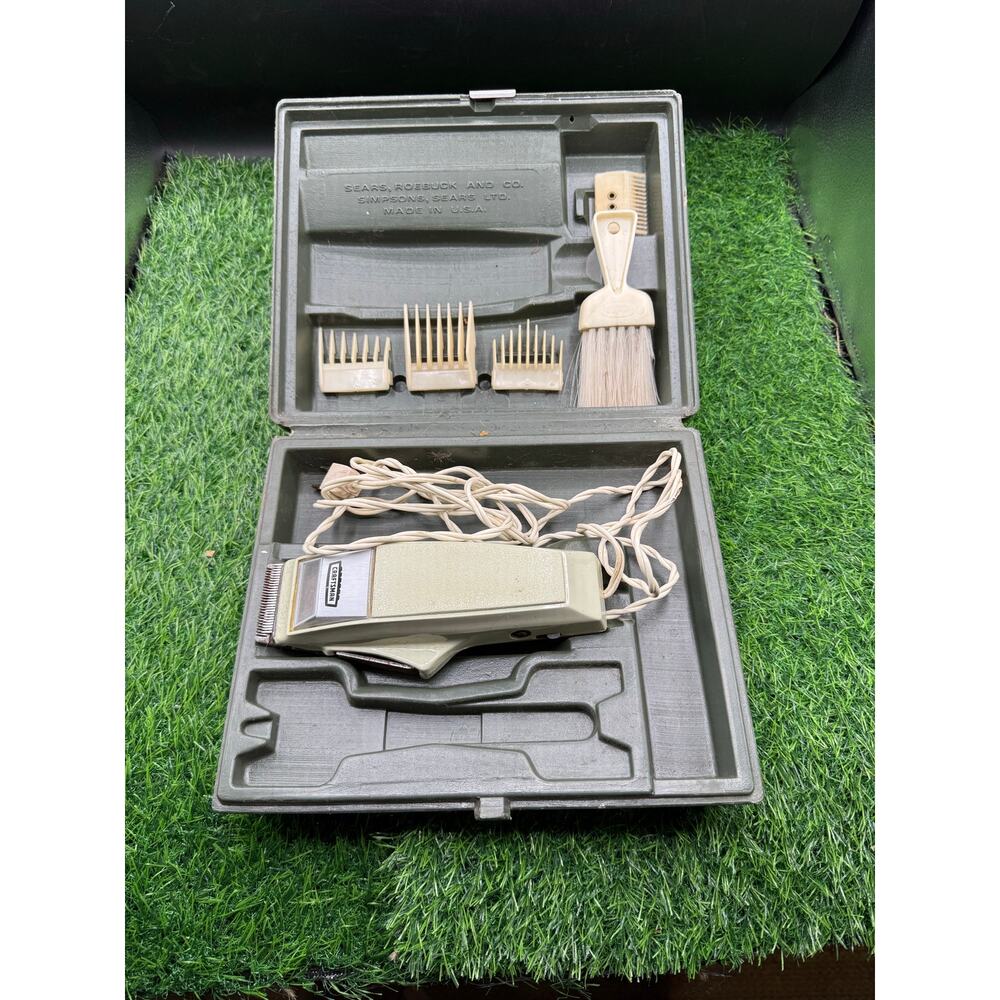Vtg Sears roebuck and company Craftsman hair clippers model 758. 93830
